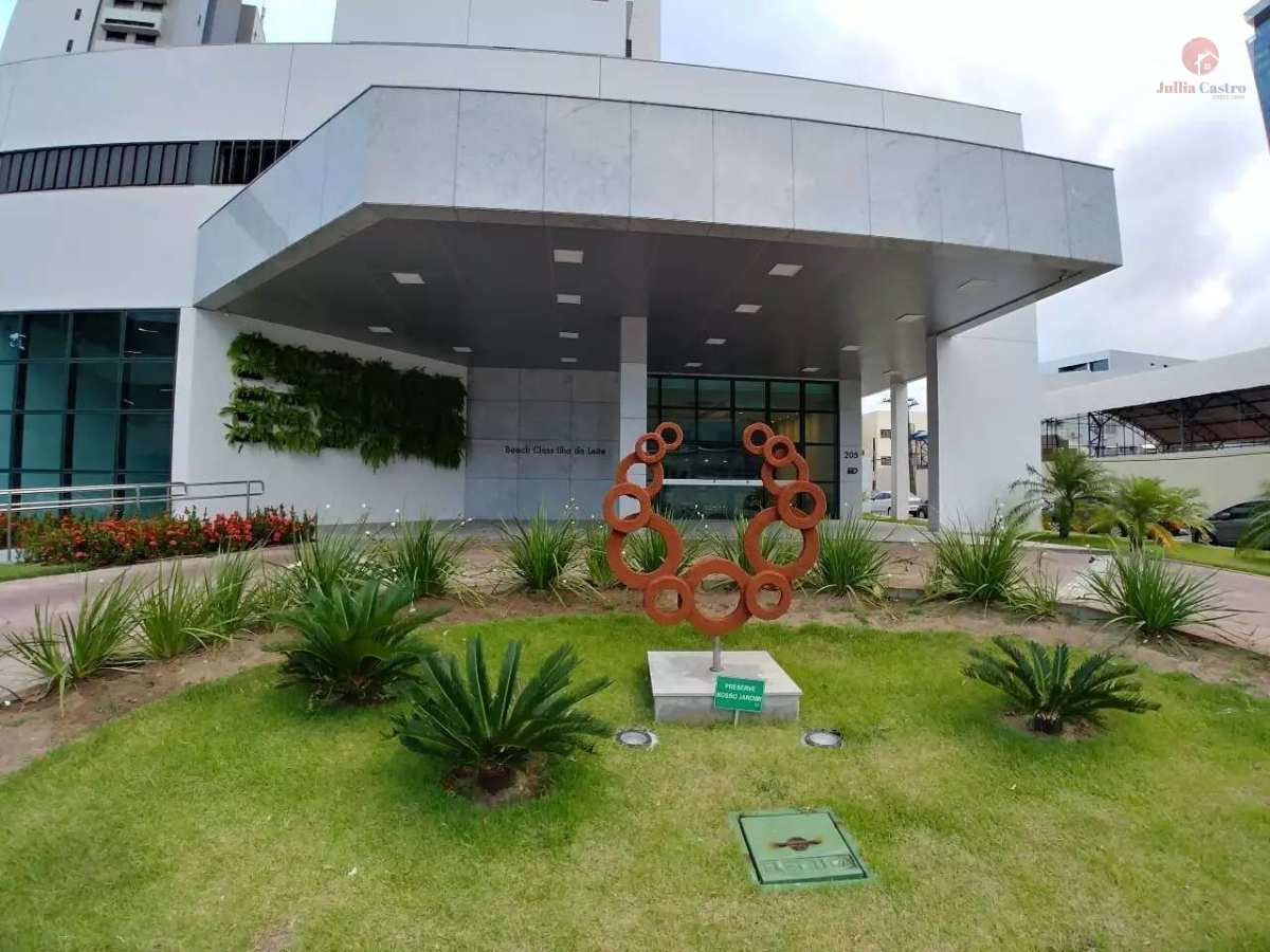 ALUGO EXCELENTE FLAT MOBILIADO COM 1 QUARTO NA ILHA DO LEITE / RECIFE - Jullia Castro - Corretora de Imóveis
