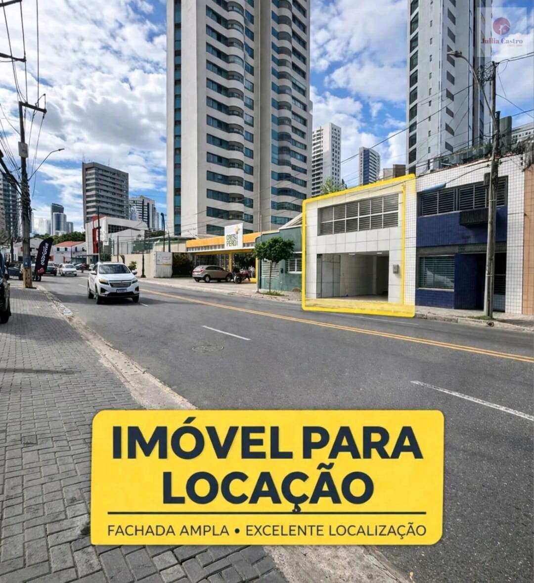ALUGO ÓTIMA LOJA COMERCIAL NO BAIRRO DE CASA FORTE / RECIFE - Jullia Castro - Corretora de Imóveis