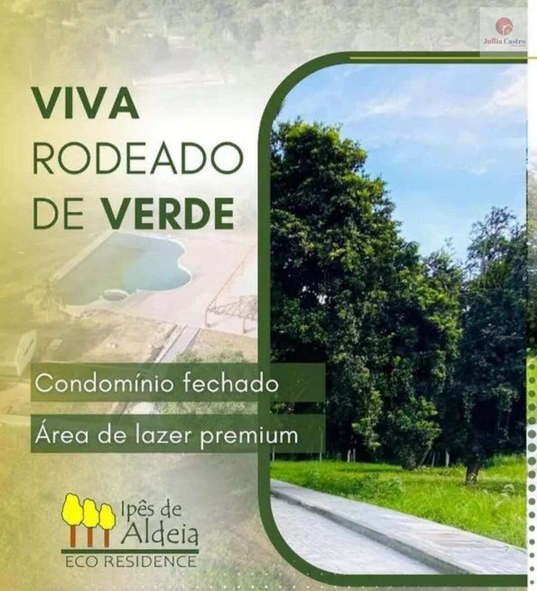 VENDO EXCELENTE TERRENO EM CONDOMÍNIO FECHADO COM LAZER EM ALDEIA